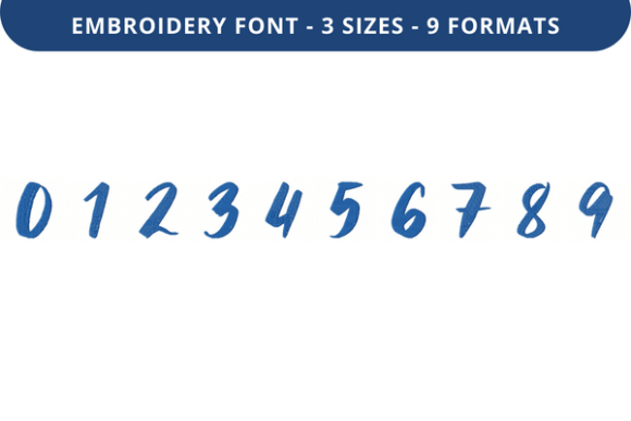 Abbert on Brush Font 0 to 9: Honest Embroidery Review
