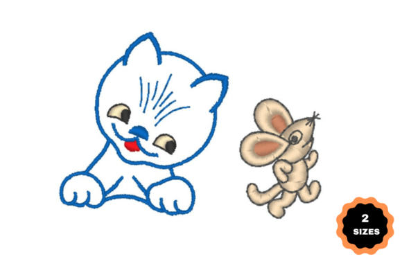 Cat and Mouse Embroidery Review for Sweatshirt Projects