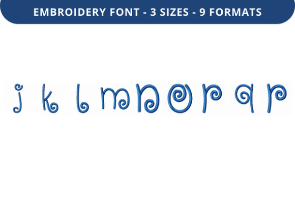 Cherry Frosting Font J to R: A Holiday Sewing Font Review