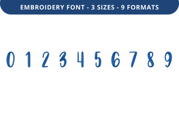 Choco Ganache Font 0 to 9: A Seller’s Stitch Test