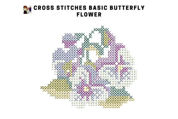 Cross Stitch Basic Butterfly Flower Review