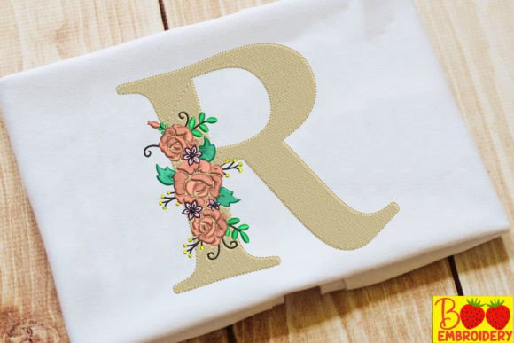 Letter R and Flower Embroidery: A Designer Review