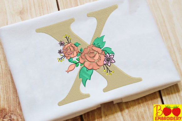 Letter X and Flower: A Merch Designer’s Honest Embroidery Review