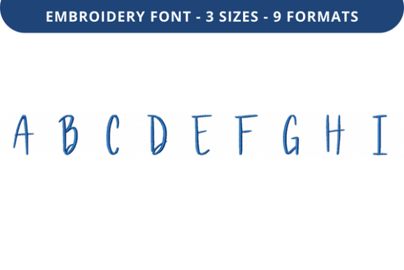 Madame Sy Bill Font Uppercase A to I Review
