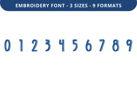 Middle Right Font 0 to 9 Craft Fair Embroidery Review