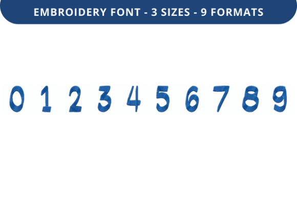 Peeling Good Font 0 to 9: Embroidery Designer Review