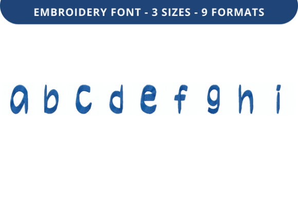 Peeling Good Font a to I: Embroidery Designer Review