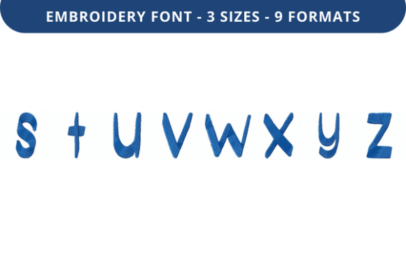 Peeling Good Font S to Z Embroidery Design Review