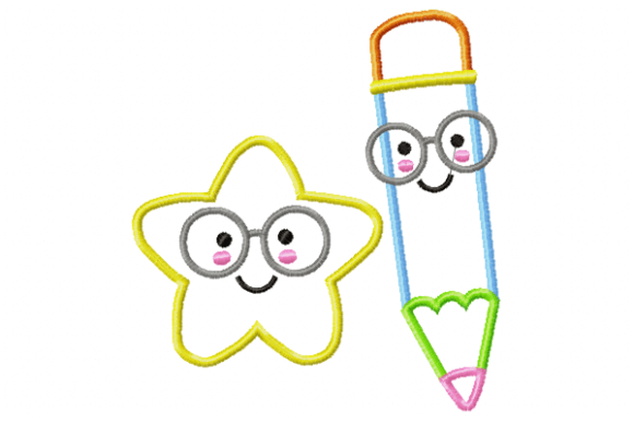 Pencil Star Applique Review for Personalized Gifts