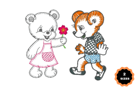 Pretty Bears: A Craft Fair Embroidery Review
