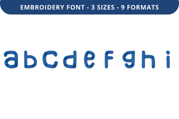 Puhoy Font a to I: Embroidery Review for Handmade Gifts