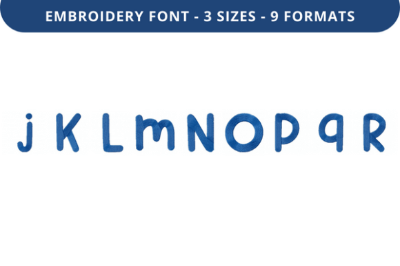 Puhoy Font Lowercase J to R Review for Boutique Sweatshirts
